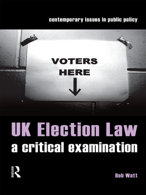 cover image of UK Election Law